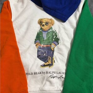Ralph Lauren Colorful Polo Bear Hoodie